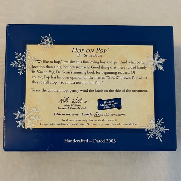 Hallmark Vintage Collectors Series Hop on Pop Keepsake Ornament - Picture 4 of 16